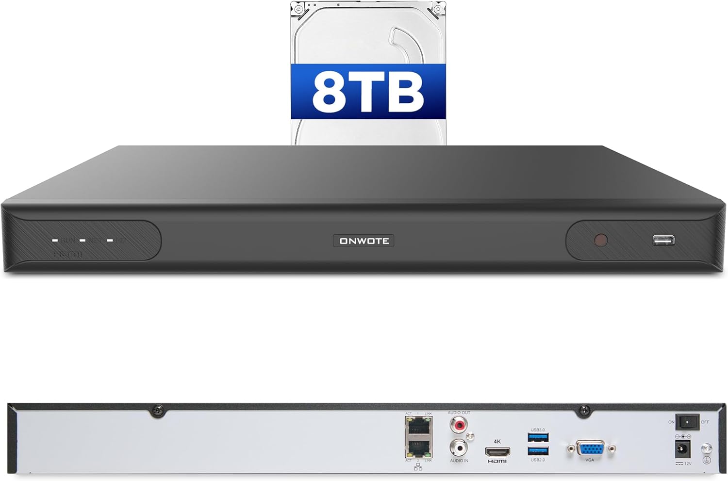 32CH 6K 12MP PoE NVR